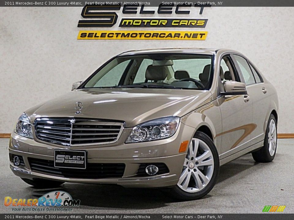 2011 Mercedes-Benz C 300 Luxury 4Matic Pearl Beige Metallic / Almond/Mocha Photo #1