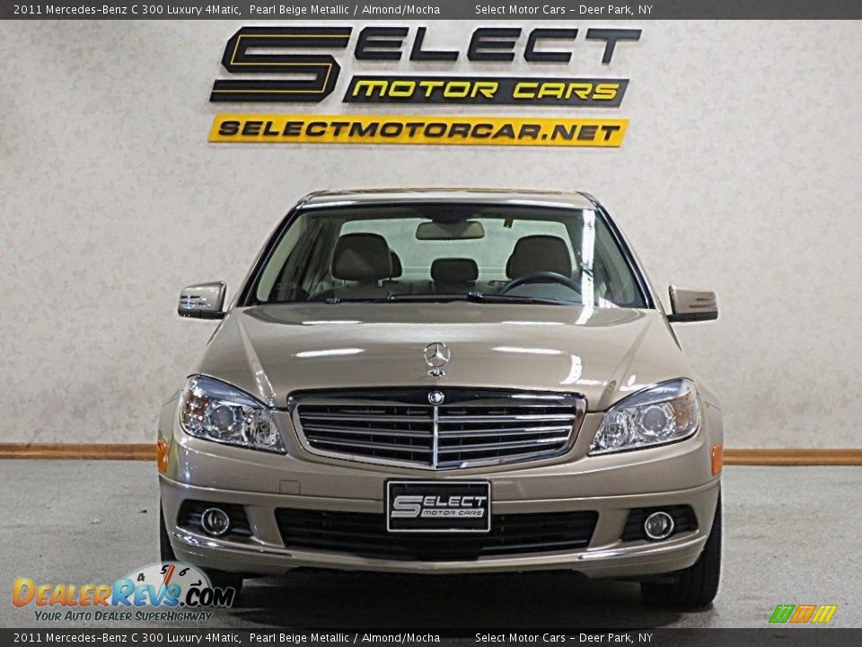 2011 Mercedes-Benz C 300 Luxury 4Matic Pearl Beige Metallic / Almond/Mocha Photo #2