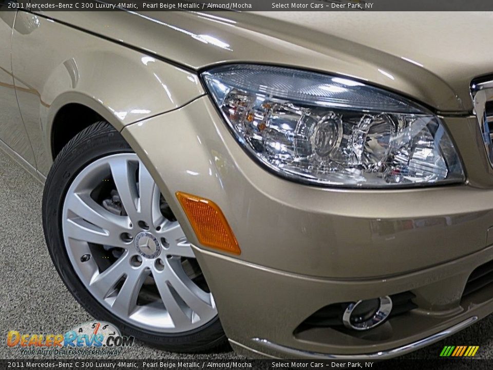 2011 Mercedes-Benz C 300 Luxury 4Matic Pearl Beige Metallic / Almond/Mocha Photo #8