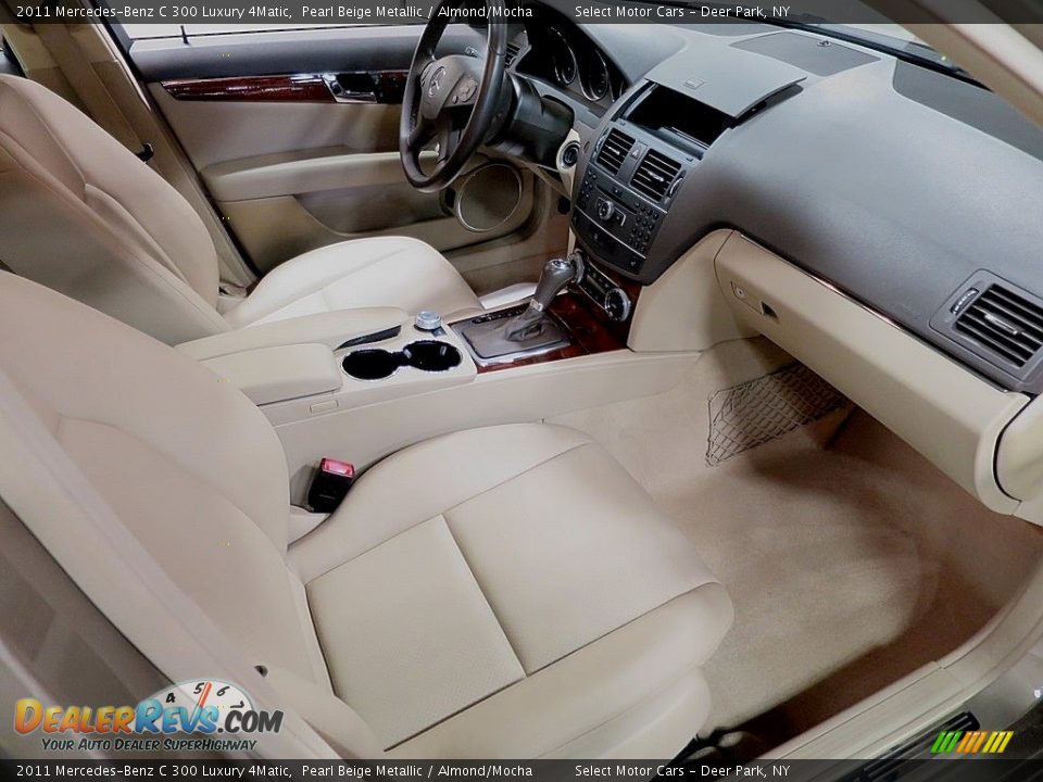 2011 Mercedes-Benz C 300 Luxury 4Matic Pearl Beige Metallic / Almond/Mocha Photo #15