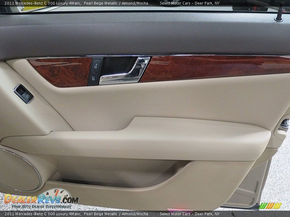 2011 Mercedes-Benz C 300 Luxury 4Matic Pearl Beige Metallic / Almond/Mocha Photo #19
