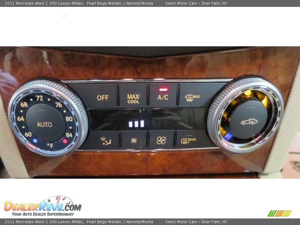 2011 Mercedes-Benz C 300 Luxury 4Matic Pearl Beige Metallic / Almond/Mocha Photo #21