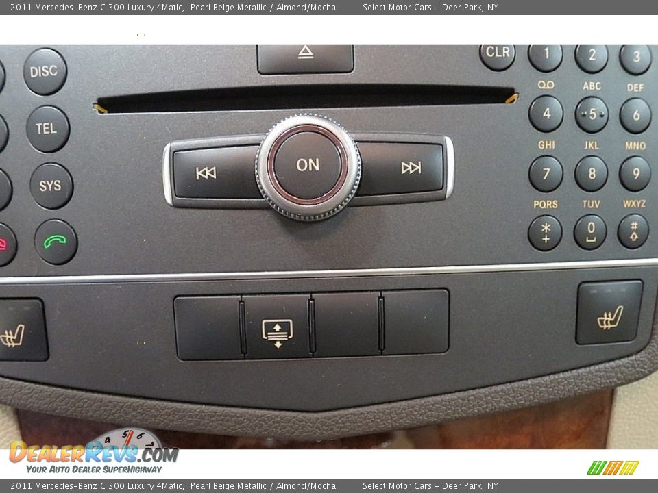 2011 Mercedes-Benz C 300 Luxury 4Matic Pearl Beige Metallic / Almond/Mocha Photo #23
