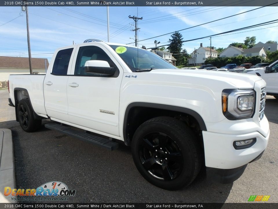 2018 GMC Sierra 1500 Double Cab 4WD Summit White / Dark Ash/Jet Black Photo #3