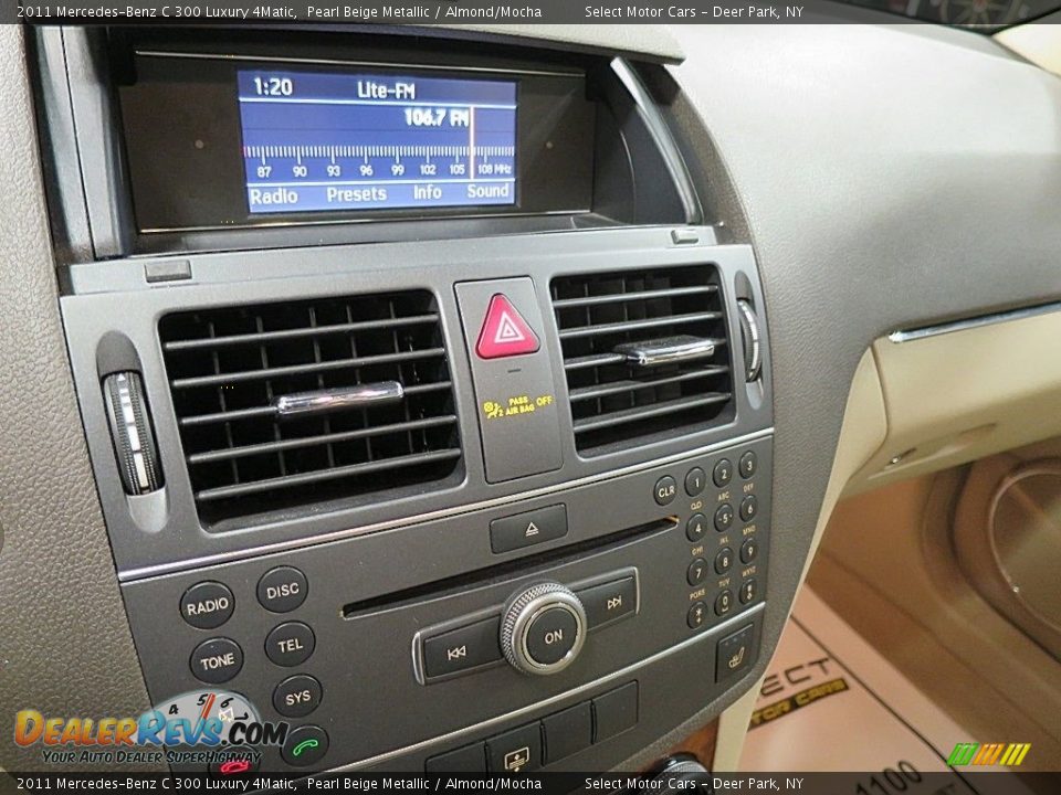 2011 Mercedes-Benz C 300 Luxury 4Matic Pearl Beige Metallic / Almond/Mocha Photo #24