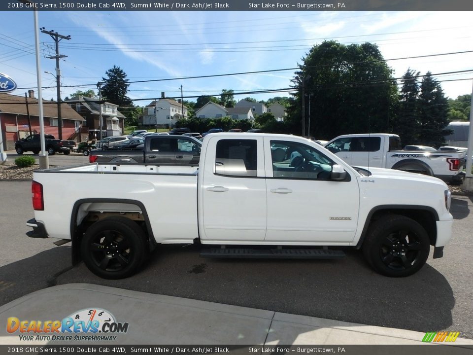 2018 GMC Sierra 1500 Double Cab 4WD Summit White / Dark Ash/Jet Black Photo #4