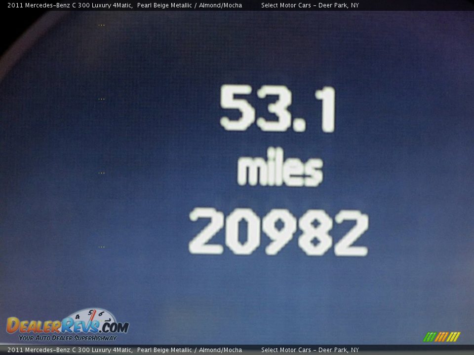 2011 Mercedes-Benz C 300 Luxury 4Matic Pearl Beige Metallic / Almond/Mocha Photo #25