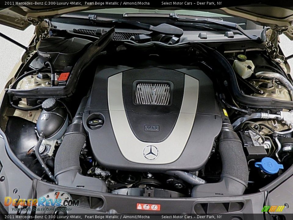 2011 Mercedes-Benz C 300 Luxury 4Matic Pearl Beige Metallic / Almond/Mocha Photo #26