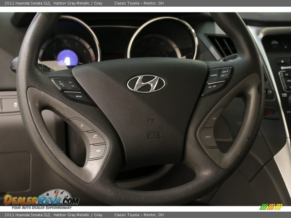 2011 Hyundai Sonata GLS Harbor Gray Metallic / Gray Photo #7