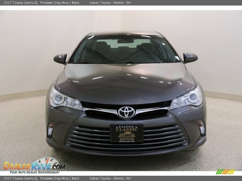 2017 Toyota Camry LE Predawn Gray Mica / Black Photo #2