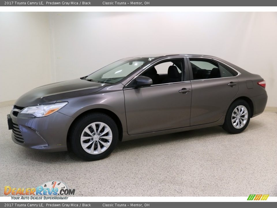 2017 Toyota Camry LE Predawn Gray Mica / Black Photo #3