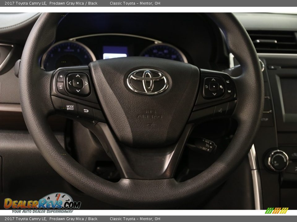 2017 Toyota Camry LE Predawn Gray Mica / Black Photo #7