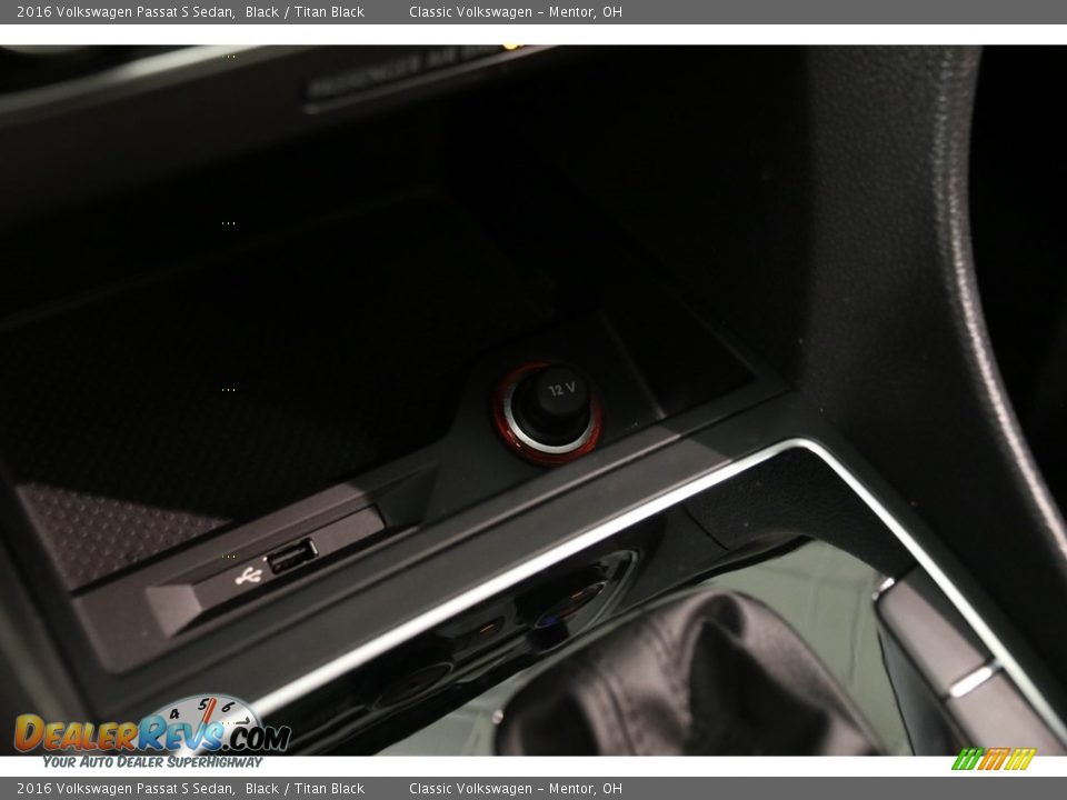 2016 Volkswagen Passat S Sedan Black / Titan Black Photo #13