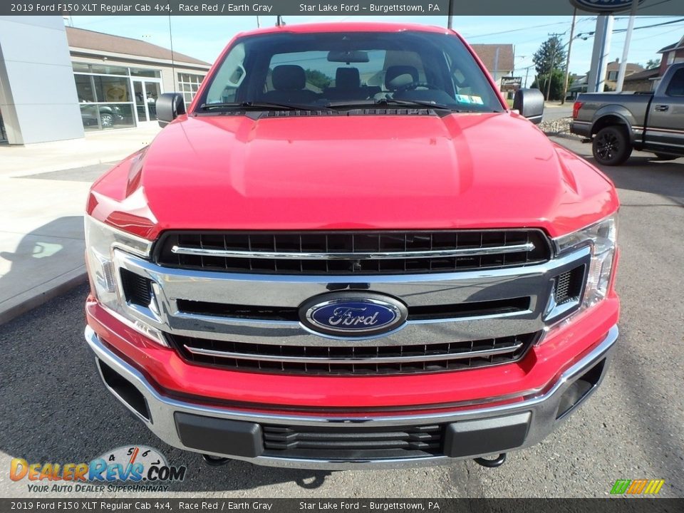 2019 Ford F150 XLT Regular Cab 4x4 Race Red / Earth Gray Photo #2