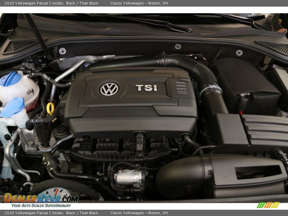 2016 Volkswagen Passat S Sedan Black / Titan Black Photo #19