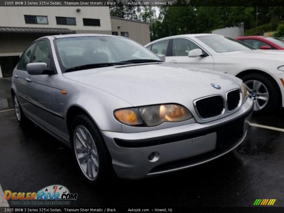 2005 BMW 3 Series 325xi Sedan Titanium Silver Metallic / Black Photo #5