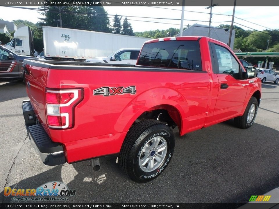 2019 Ford F150 XLT Regular Cab 4x4 Race Red / Earth Gray Photo #8