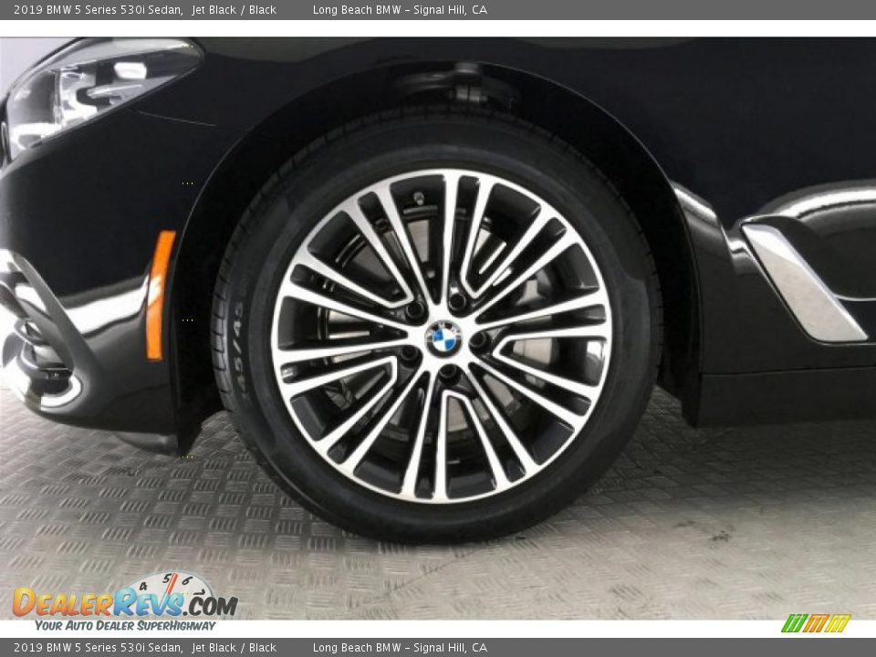 2019 BMW 5 Series 530i Sedan Jet Black / Black Photo #8