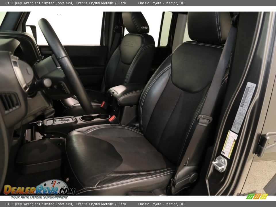 2017 Jeep Wrangler Unlimited Sport 4x4 Granite Crystal Metallic / Black Photo #5