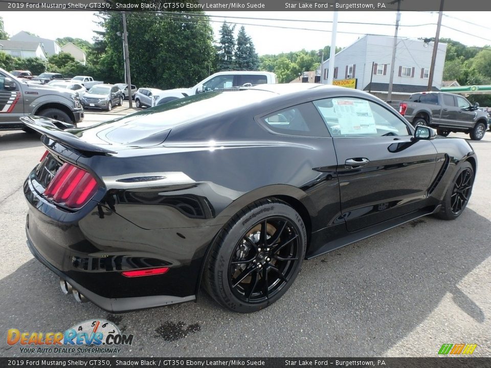 2019 Ford Mustang Shelby GT350 Shadow Black / GT350 Ebony Leather/Miko Suede Photo #6