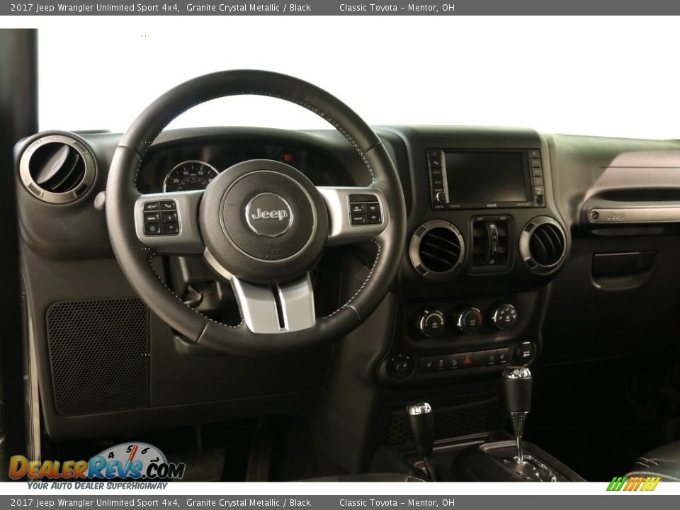 2017 Jeep Wrangler Unlimited Sport 4x4 Granite Crystal Metallic / Black Photo #6