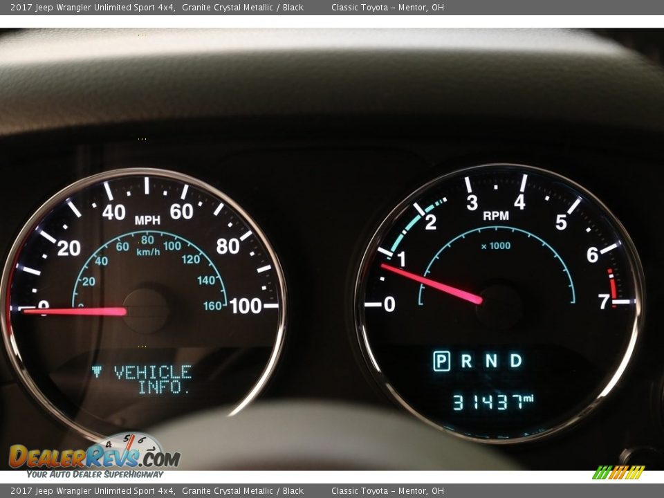 2017 Jeep Wrangler Unlimited Sport 4x4 Granite Crystal Metallic / Black Photo #8