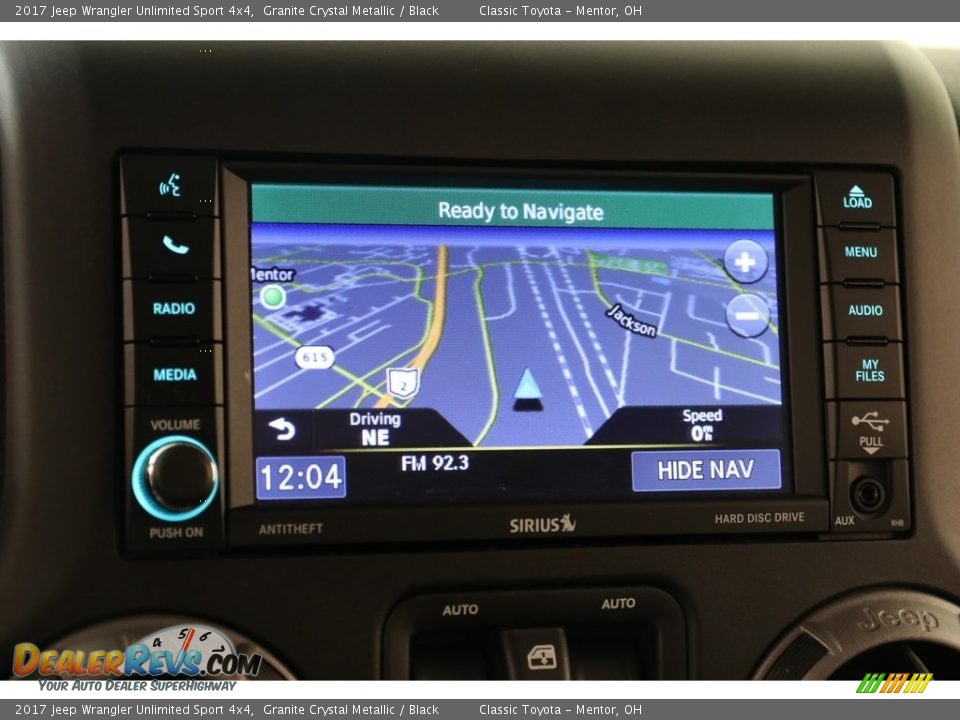 2017 Jeep Wrangler Unlimited Sport 4x4 Granite Crystal Metallic / Black Photo #11