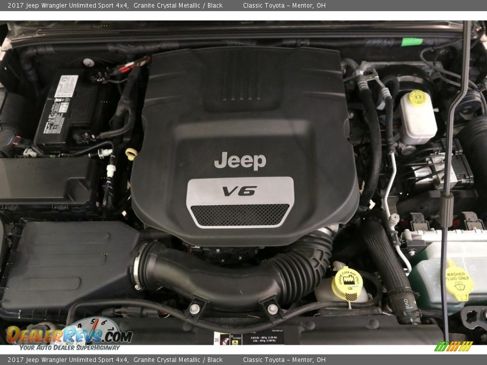 2017 Jeep Wrangler Unlimited Sport 4x4 Granite Crystal Metallic / Black Photo #19