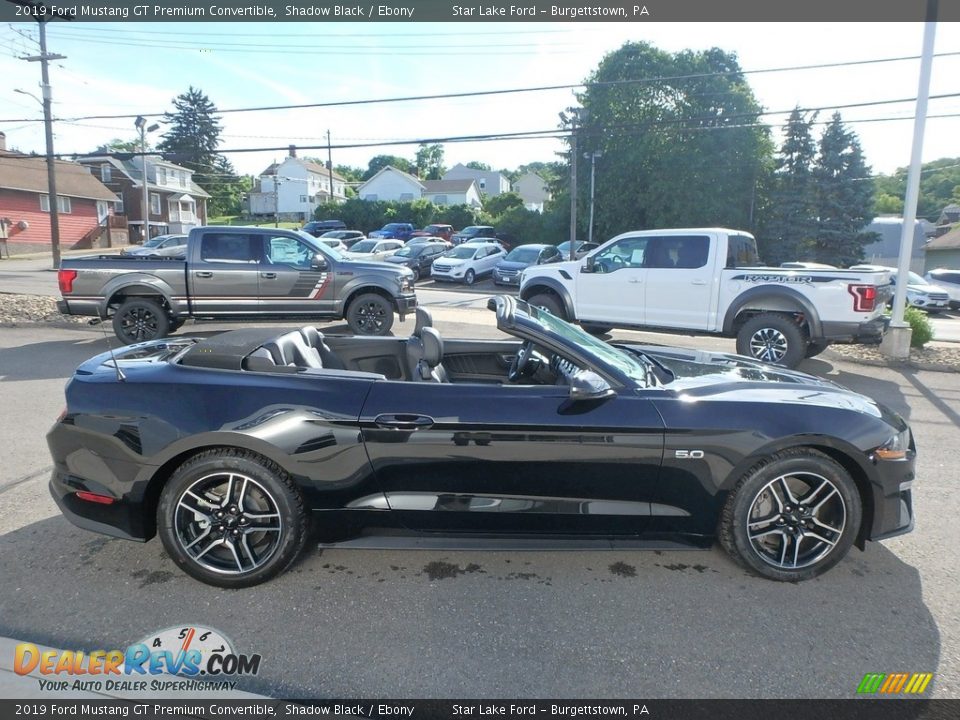 2019 Ford Mustang GT Premium Convertible Shadow Black / Ebony Photo #5