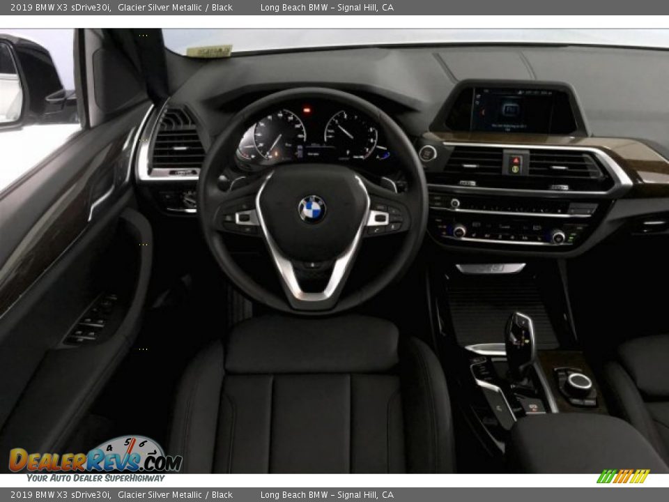 2019 BMW X3 sDrive30i Glacier Silver Metallic / Black Photo #4