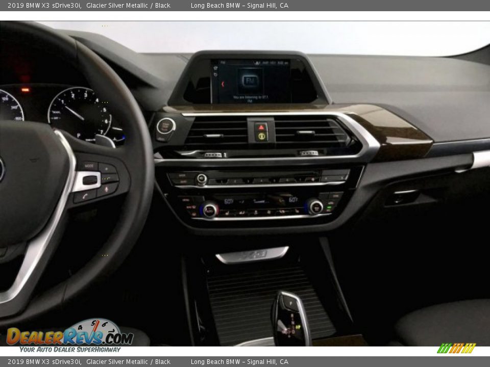 2019 BMW X3 sDrive30i Glacier Silver Metallic / Black Photo #5