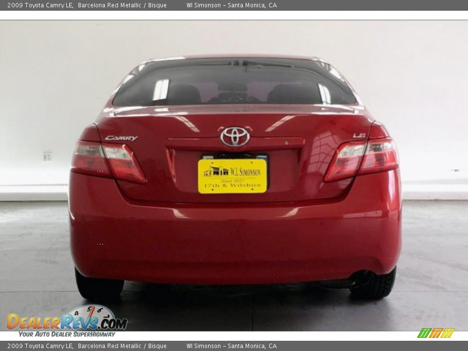 2009 Toyota Camry LE Barcelona Red Metallic / Bisque Photo #3