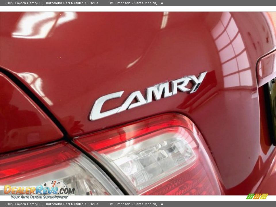 2009 Toyota Camry LE Barcelona Red Metallic / Bisque Photo #7
