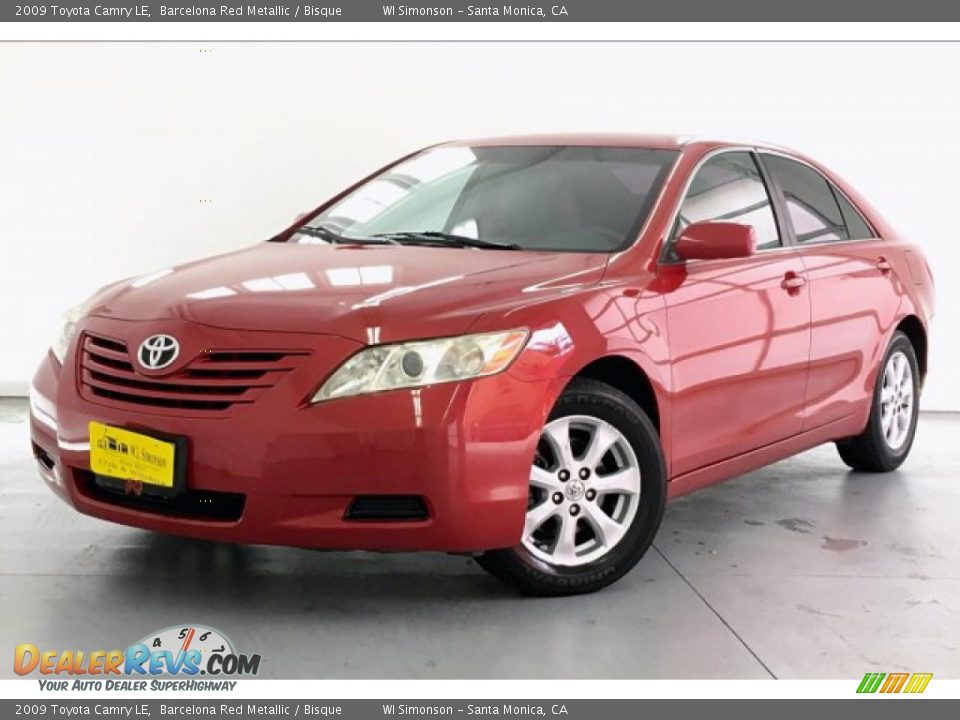 2009 Toyota Camry LE Barcelona Red Metallic / Bisque Photo #12