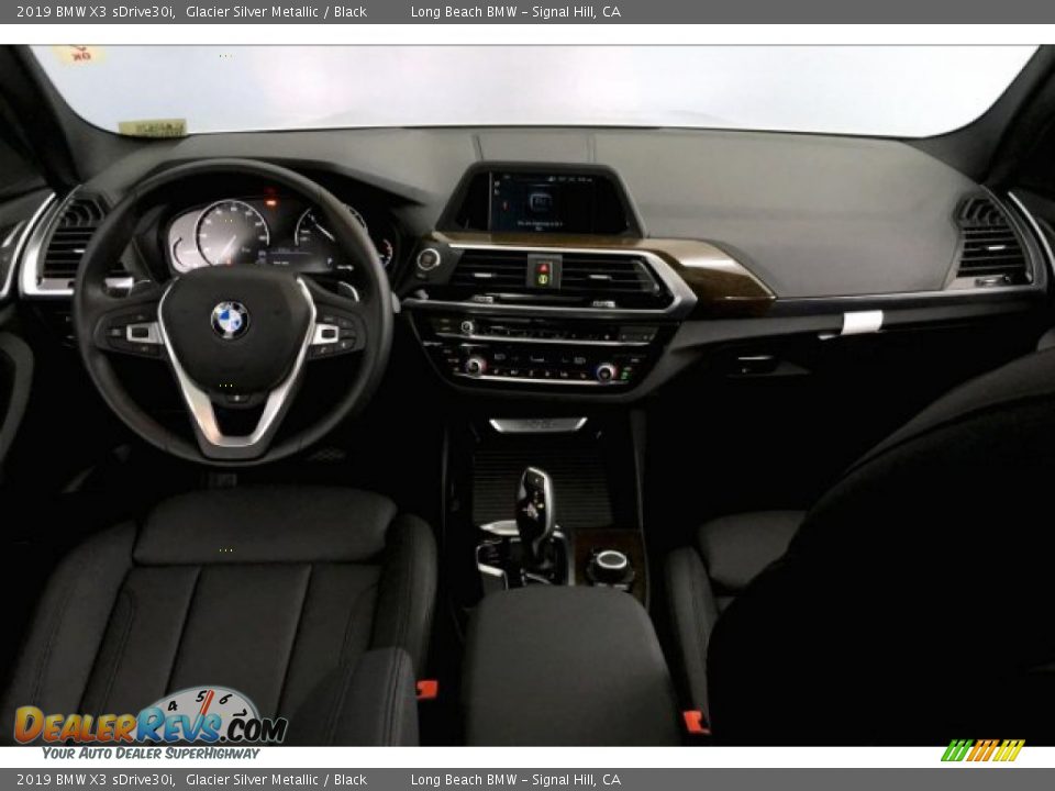 2019 BMW X3 sDrive30i Glacier Silver Metallic / Black Photo #20