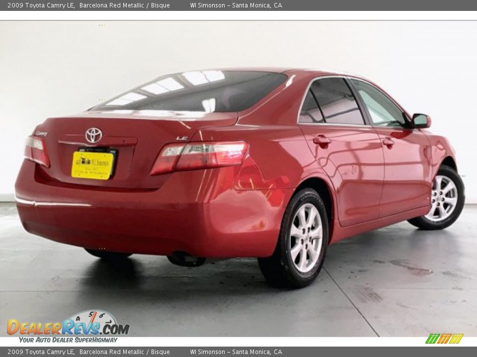 2009 Toyota Camry LE Barcelona Red Metallic / Bisque Photo #16
