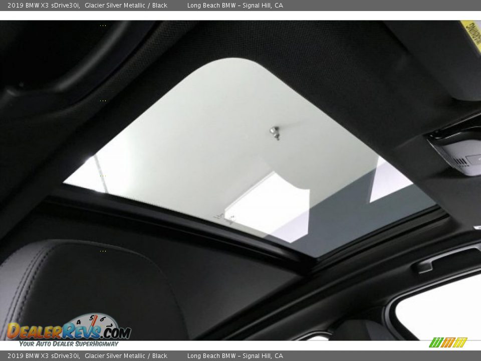 2019 BMW X3 sDrive30i Glacier Silver Metallic / Black Photo #25