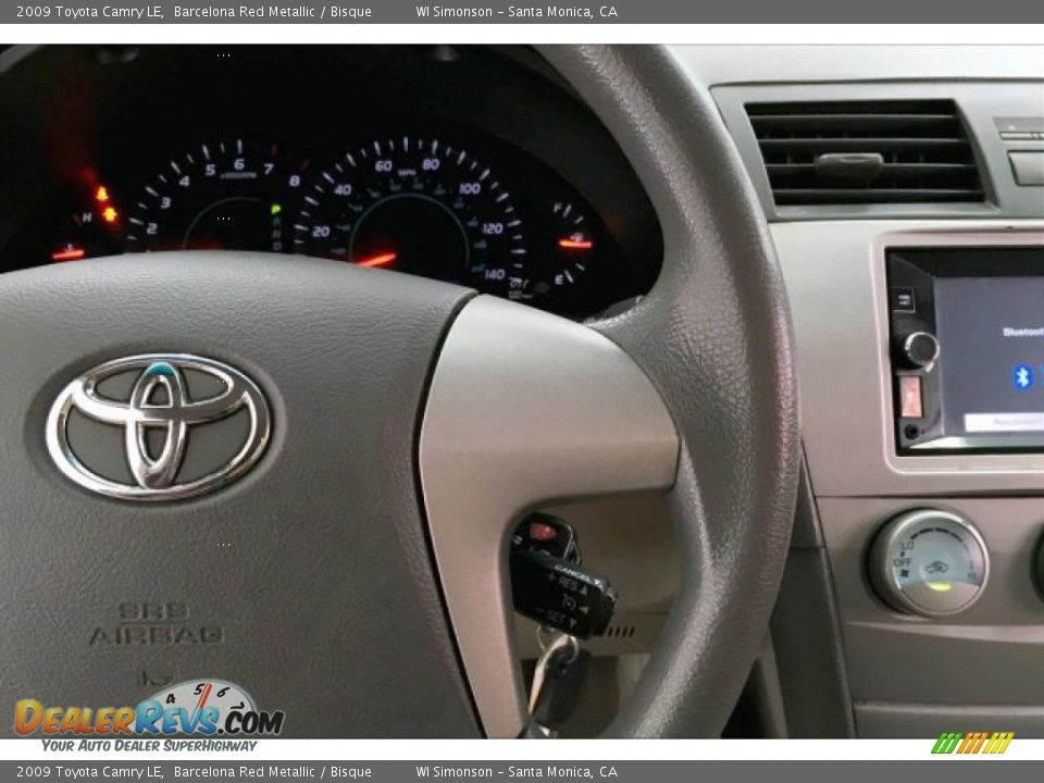 2009 Toyota Camry LE Barcelona Red Metallic / Bisque Photo #19