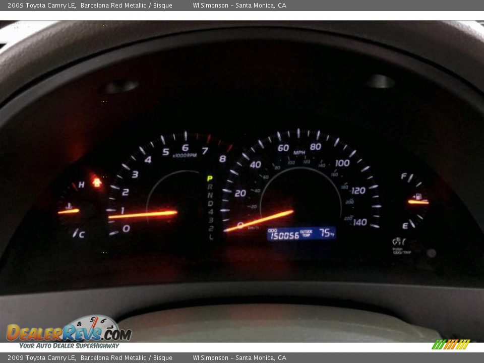 2009 Toyota Camry LE Barcelona Red Metallic / Bisque Photo #20