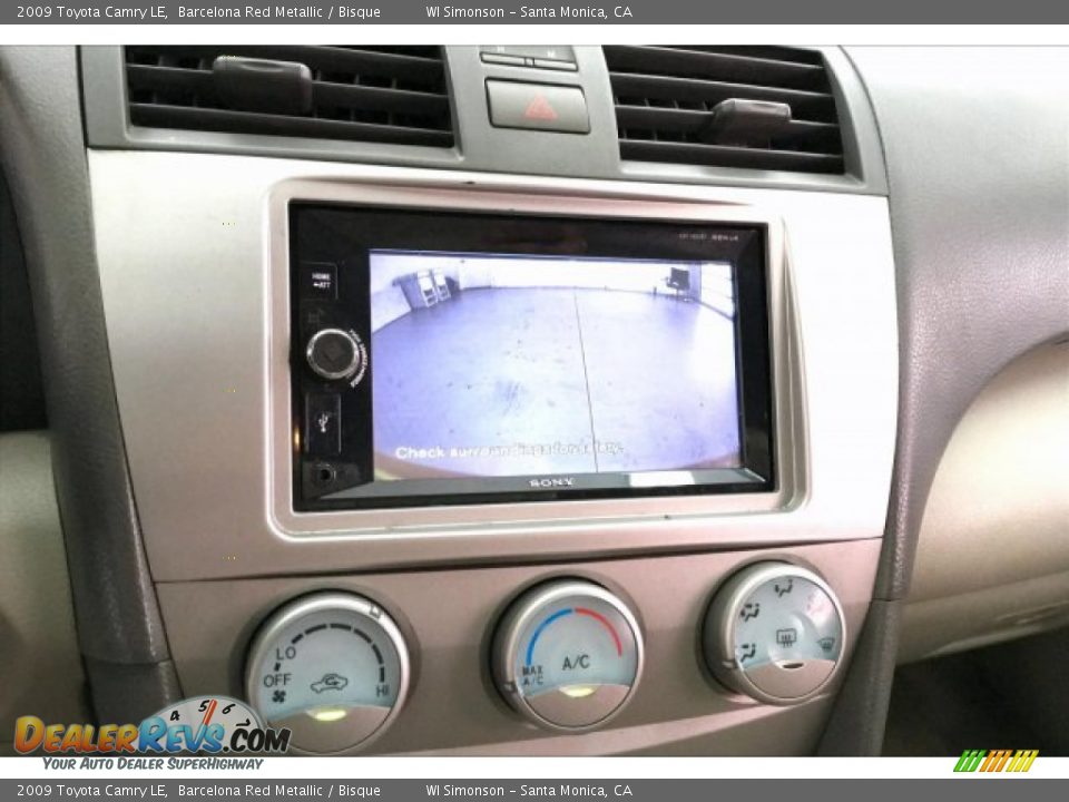 2009 Toyota Camry LE Barcelona Red Metallic / Bisque Photo #21