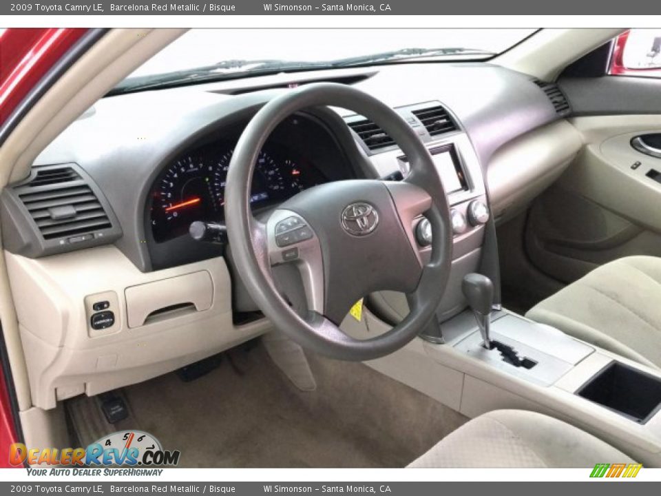 2009 Toyota Camry LE Barcelona Red Metallic / Bisque Photo #22