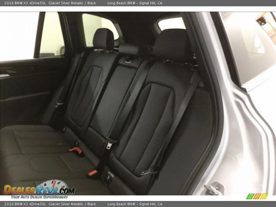2019 BMW X3 sDrive30i Glacier Silver Metallic / Black Photo #33