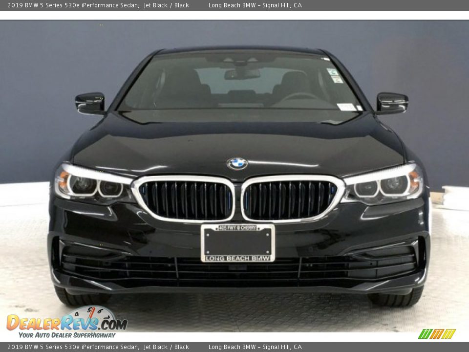 2019 BMW 5 Series 530e iPerformance Sedan Jet Black / Black Photo #2