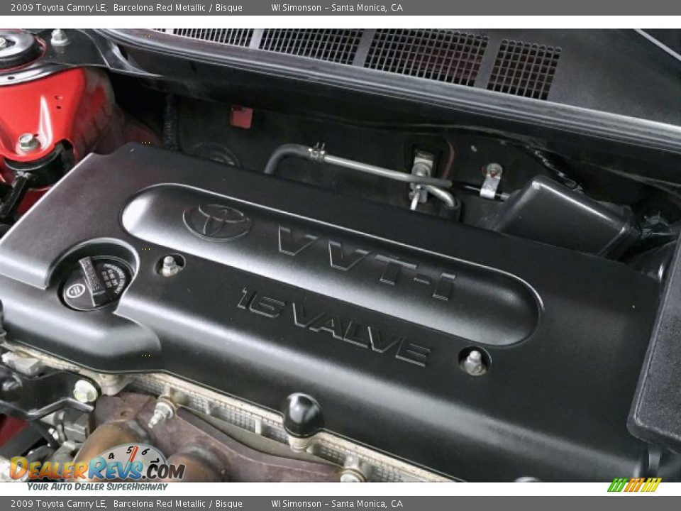 2009 Toyota Camry LE Barcelona Red Metallic / Bisque Photo #30