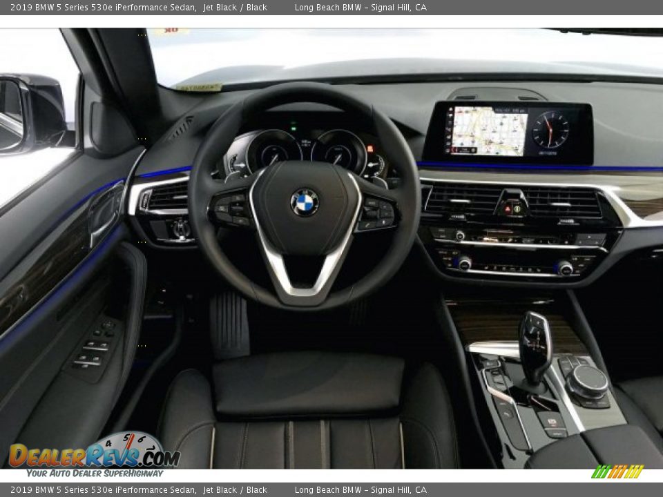 2019 BMW 5 Series 530e iPerformance Sedan Jet Black / Black Photo #4