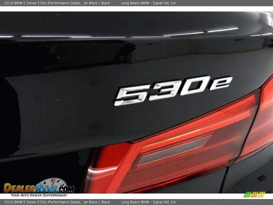 2019 BMW 5 Series 530e iPerformance Sedan Jet Black / Black Photo #7