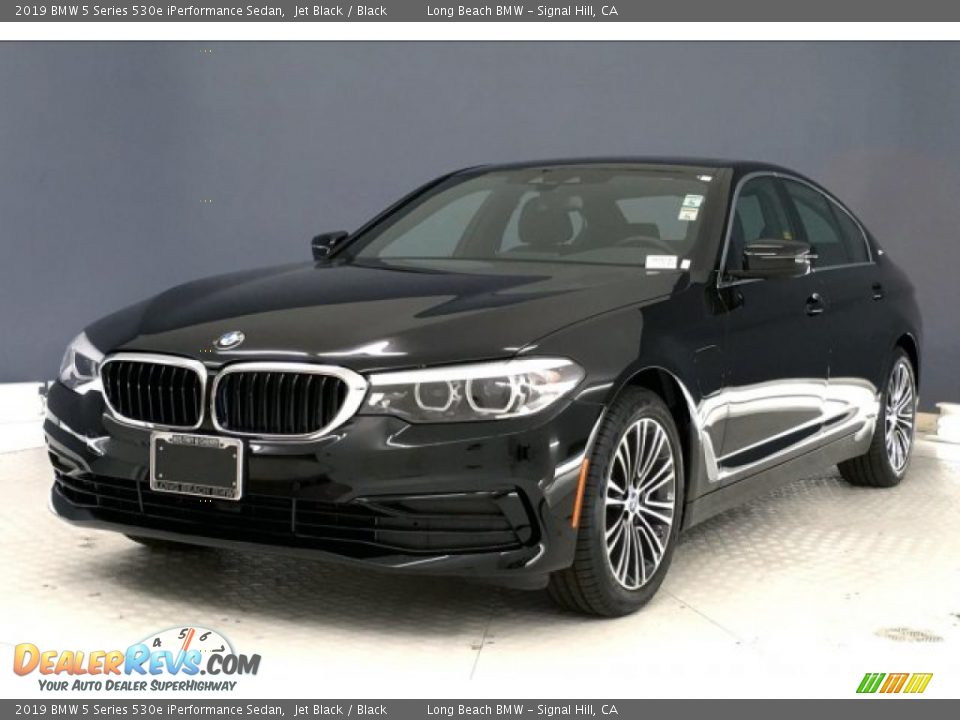 2019 BMW 5 Series 530e iPerformance Sedan Jet Black / Black Photo #12