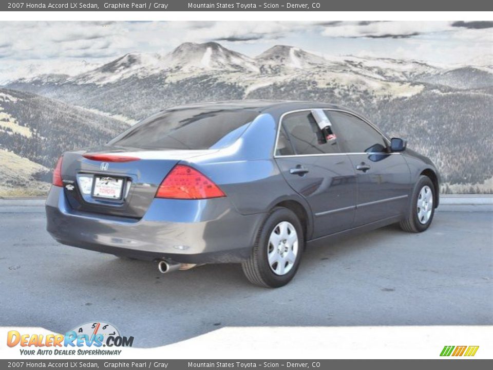 2007 Honda Accord LX Sedan Graphite Pearl / Gray Photo #3