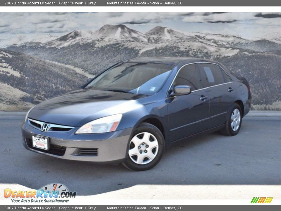 2007 Honda Accord LX Sedan Graphite Pearl / Gray Photo #5