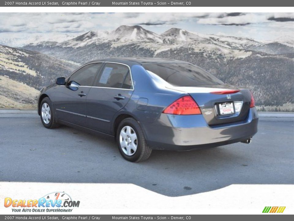 2007 Honda Accord LX Sedan Graphite Pearl / Gray Photo #7